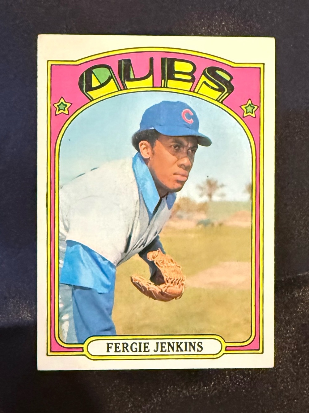 Fergie Jenkins #410, Topps, HOF, 1972, Chicago Cubs, MT/NM, Superbly Centered